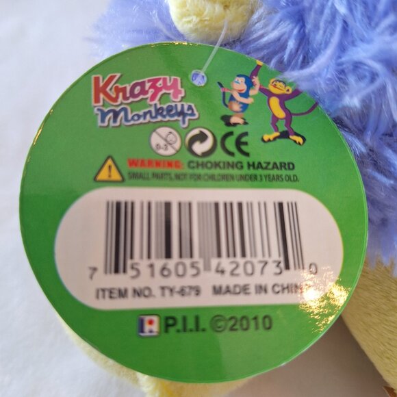 Krazy Monkeys - Makes Monkey Sound When Pressed - Suction Cup Hands - Picture 4 of 12